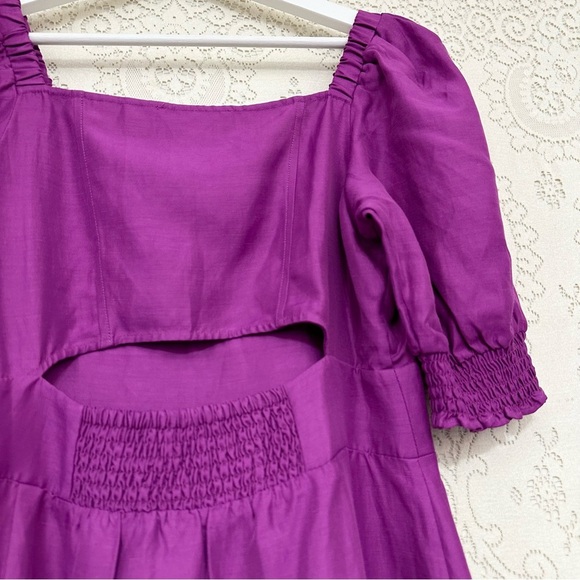 ba&sh Robe Palaia Dress in Violet - Picture 10 of 16